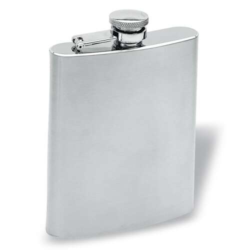 Rozsdamentes acél laposüveg, 175 ml