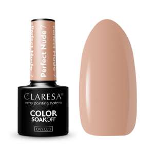 Claresa Perfect Nude 7 Gel Polish, Nude-Farbe, UV/LED, leichtes Auftragsystem - Claresa