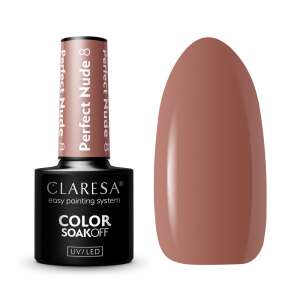 Claresa Perfect Nude 8 Gellack, Nude-Farbe, UV- und LED-Lampen geeignet - Gel-Lack