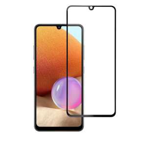 Samsung Galaxy A32 4G screen protector, Blue Star 5D Full Glue tempered glass, black frame - Samsung Screen Protector