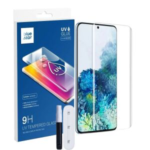 Blue Star Samsung Galaxy S20 curved screen protector with UV glue and lamp - Samsung Screen Protector