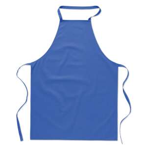 Niebieski fartuch kuchenny z bawełny - Przybory kuchenne