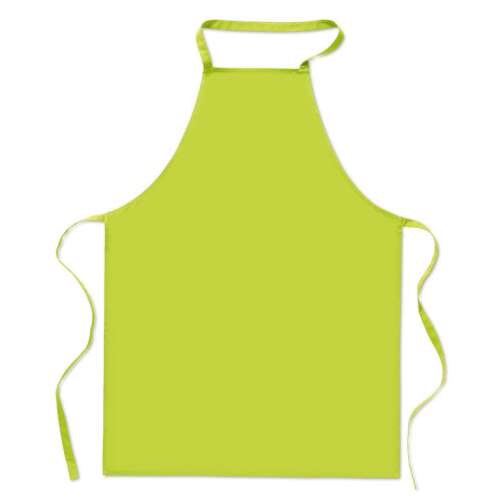 Şorţ de bucătărie din bumbac verde deschis