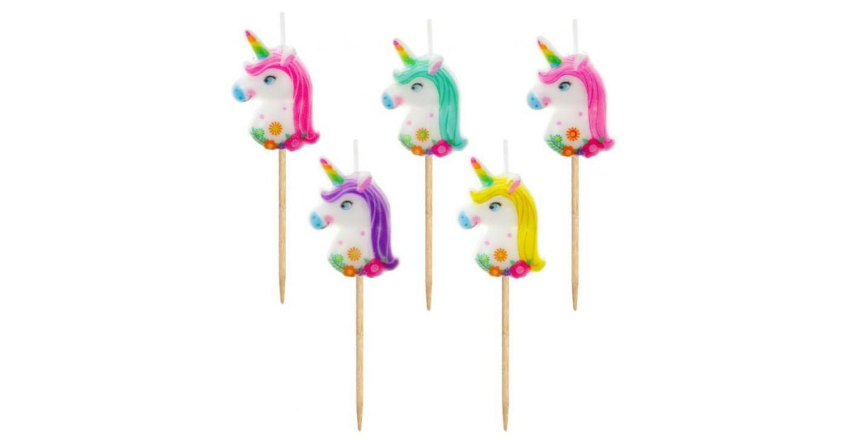Unicorn Multicolour unikornis tortagyertya szett 6 db-os 50294411
