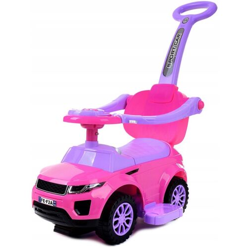 Range Rover Bébitaxi Tolókarral - Rózsaszín