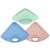 Collage of green, blue, and pink plastic sink organizers with suction cups