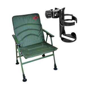 Carpzoom Komfort Horgászszék Pohártartóval