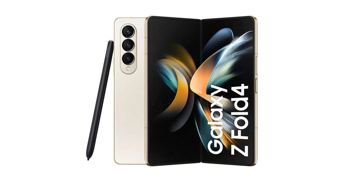 A級　Galaxy Z Fold4 256GB ベージュ 韓国版 Simフリー Samsung Galaxy Z Fold 4 256GB Beige 5G Dual Sim Smartphone