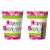 Happy Birthday pink paper cups, 6 pack, 270ml