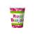 Pahare de hârtie roz Happy Birthday, pachet de 6, 270ml
