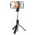 XO SS09 Selfie-Stick mit Stativ, schwarz, mit Telefon