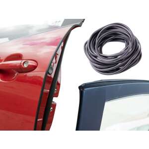 Car door edge guard, black, 10m, protects against scratches and paint damage, installation example - Car door edge guard