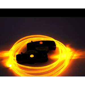 Pereche de șireturi LED galbene, șireturi luminoase pentru pantofi, șireturi strălucitoare - Șireturi