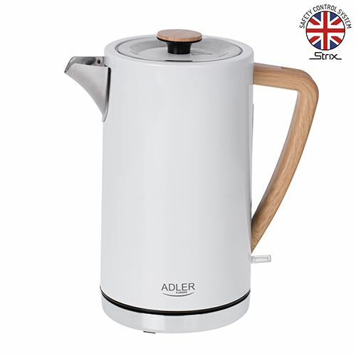 Adler AD1347W fehér vízforraló fém 1,7 L 143179399 