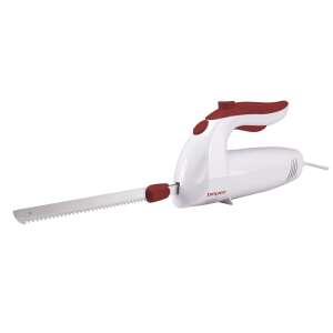 Електрически нож Beper, бял и червен, за рязане на месо, хляб и замразени храни - Кухненски прибори