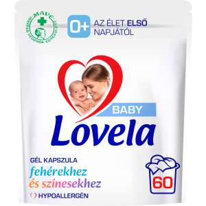 Lovela Baby Hypoallergene Waschkapseln für Weiß und Farbe, 60 Wäschen