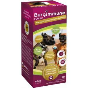 Burgimmune FORTE Prémium Immunerősítő Tabletta - 60 db 48706075 Táplálékkiegészítők, kisállat tápszerek
