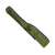 Carp Hunter 2 rekeszes 100cm botzsák, zöld sárga díszítéssel, oldalnézet