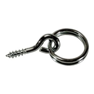 5 db Horganyzott Acél Képkeretakasztó Karika - 20 mm 131713392 - JKH