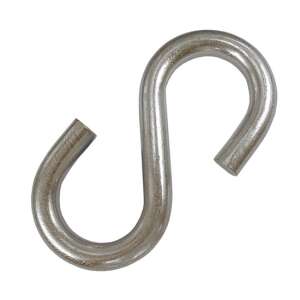 horganyzott S-horog, 3mm átmérő, 26mm hosszú - JKH