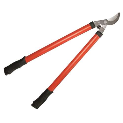 68 cm hosszú vörös ágvágó fekete markolattal