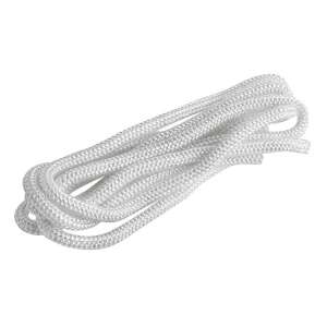 10 mm x 2,5 m fehér kályhatömítő zsinór, 550°C-ig hőálló - Tömítőszalag