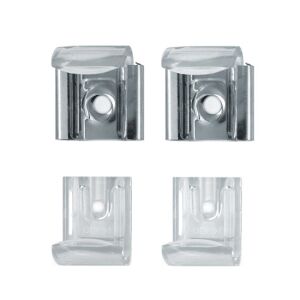 Tükörtartó Garnitúra - Átlátszó Műanyag - 2 db 131713949 - Szaniter rögzítő készlet