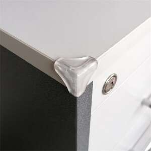 Sarokvédő - Átlátszó - Öntapadó - 24x24x24 mm - 2 db