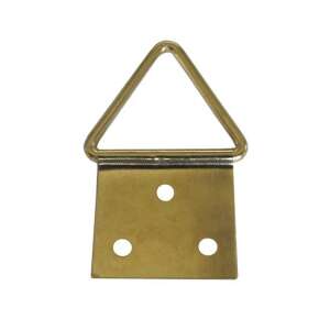 Fali Képkeretakasztó - 10 db - Rezes - 26x14 mm