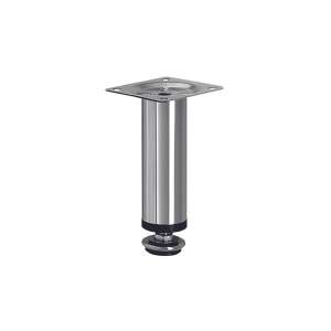 BD-100 állítható bútorláb rozsdamentes acélból, 3/4-es nézet - Bútorláb