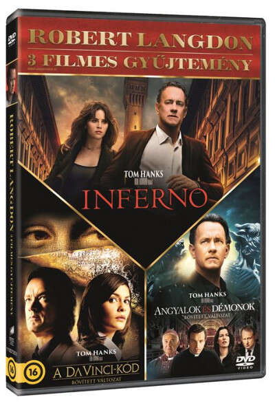 Robert Langdon 3 filmes gyűjtemény - DVD - (Da Vinci-kód bővített...
