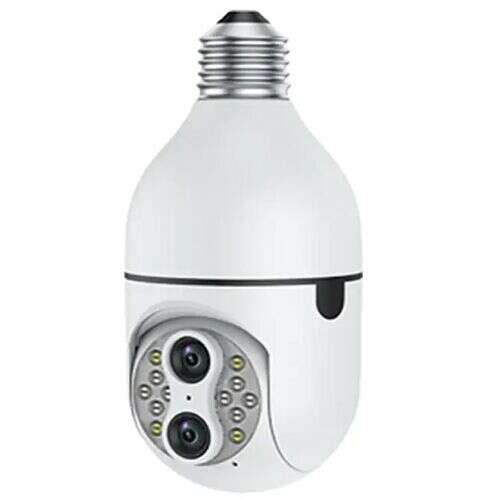 Indoor 2X Lens Smart Wifi Camera with E27 Bulb Socket 2Mp Cam305