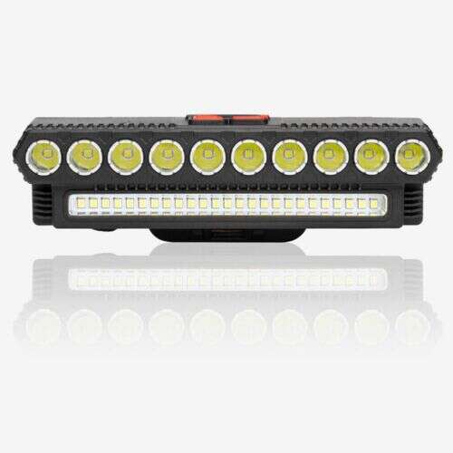 W682 LED Stirnlampe mit 10 Plus 25 SMD LEDs, Vorderansicht