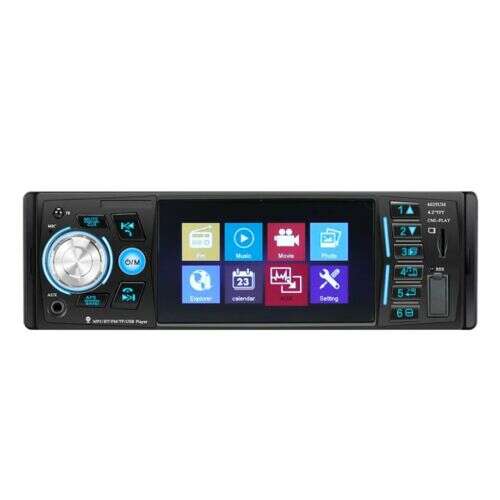 GBT-4037UM Multimédiás Fejegység Bluetooth MP5 4" TFT HD LED Monitor Autoradio mit Touchscreen-Display