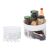 Rotating kitchen organizer with spices and separate empty organizer