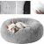 Fluffy Dog Bed (60cm) - Grey 48765853