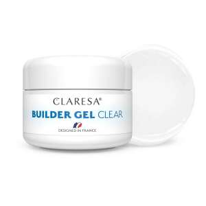 Claresa Builder Gel Clear 25g, klares Nagelaufbaugel für starke und lange Nägel - Künstliches Nagelaufbau-Gel