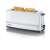 Severin AT 2232 toaster, white, with two slices of toasted bread