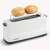 Severin AT 2232 toaster, white, with two rolls on the warming rack