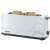 Severin AT 2232 toaster, white, with two slices of toasted bread