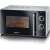Severin MW7771 microwave oven with grill, black and stainless steel design