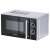 Severin MW7771 microwave oven side view, black and stainless steel design