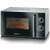 Severin MW7771 microwave oven with grill, black and stainless steel design