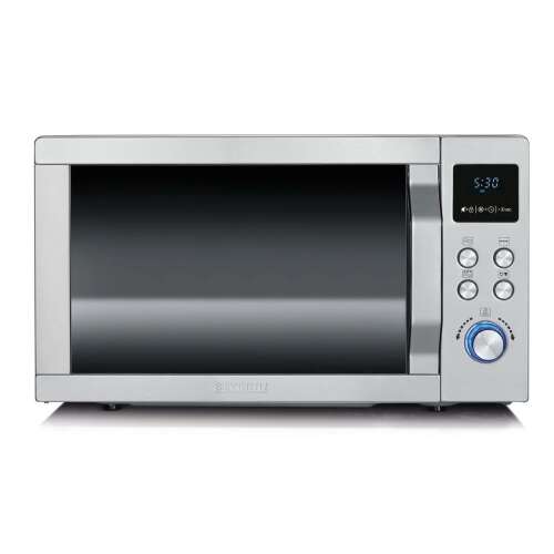 Severin MW7751 20L 800W Microwave Oven with Grill, Stainless Steel