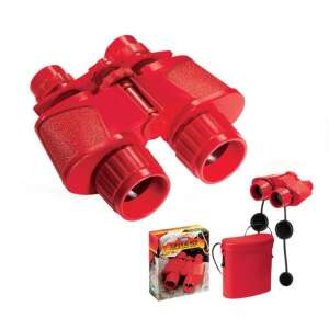 Red binoculars with case, 3x magnification, Navir Super 40 - Binocular