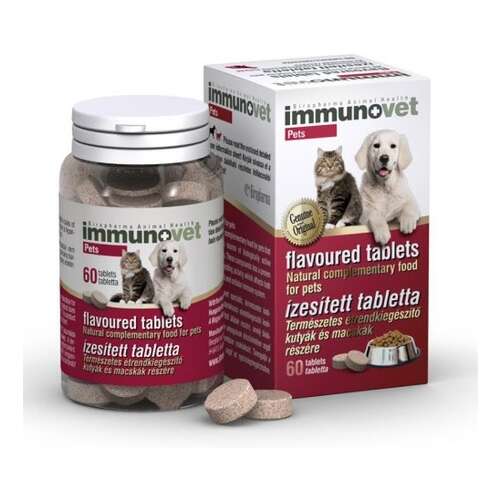 ImmunoVet Pets ízesített immunerősítő tabletta 30 db