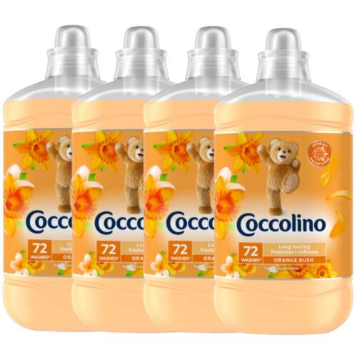 Coccolino Rinse concentrat Orange Rush 288 spălare 4x1800ml