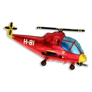 Helicopter Red helikopter fólia lufi 36cm 50284243 
