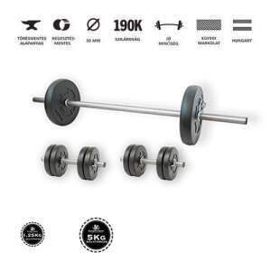 GazoFitness® Hardcore Set 23 kg 48800794 - Posilňovanie