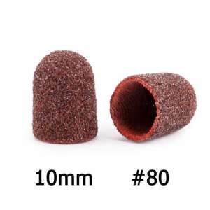 AlleMed Pedikűr csiszolósapka 10mm #80 - Közelkép - Pedikűr csiszolófej